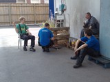 Claes fixar lunchen